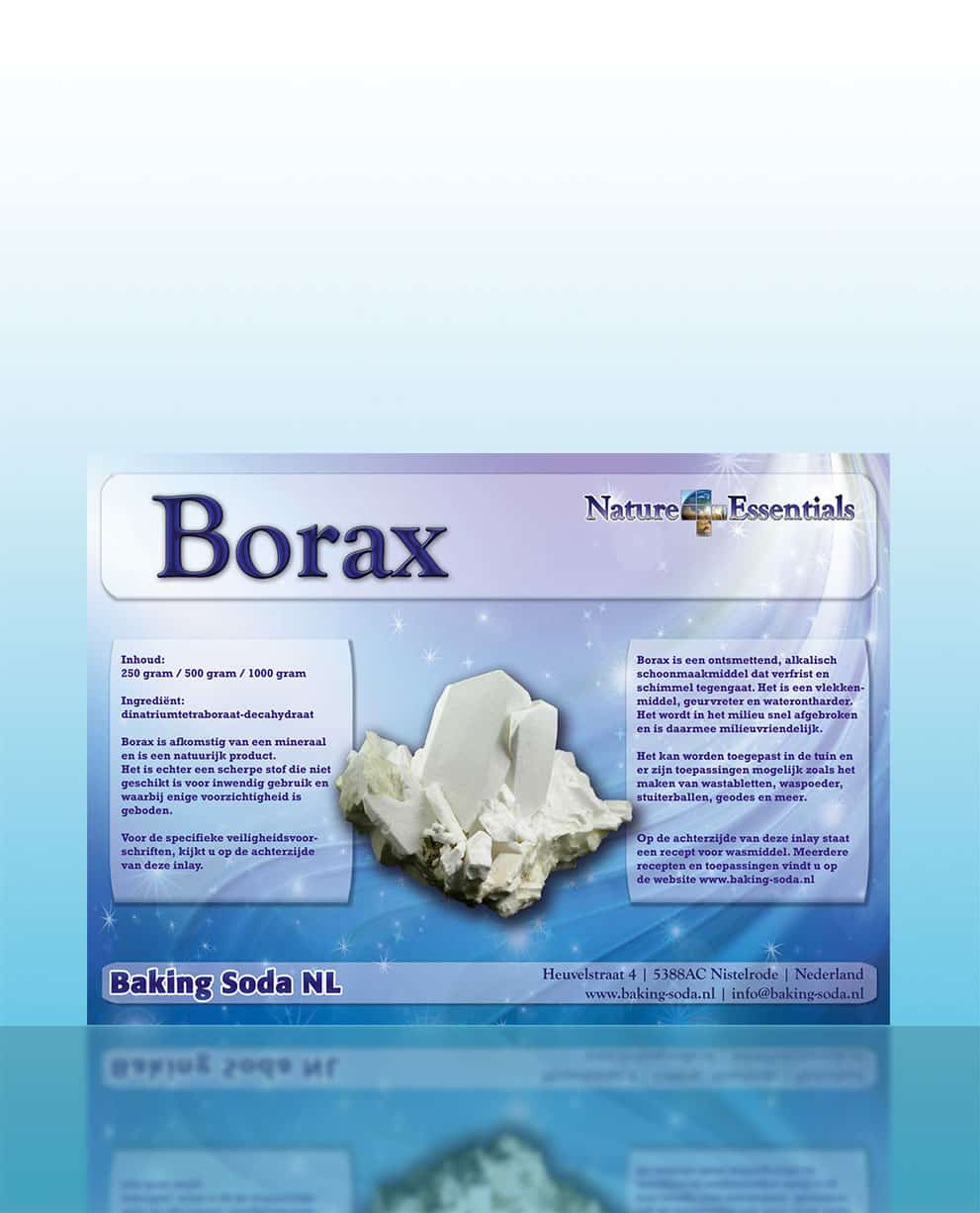 Milieuvriendelijk verkiezing Productiviteit Borax van Nature Essentials kopen via Baking Soda NL