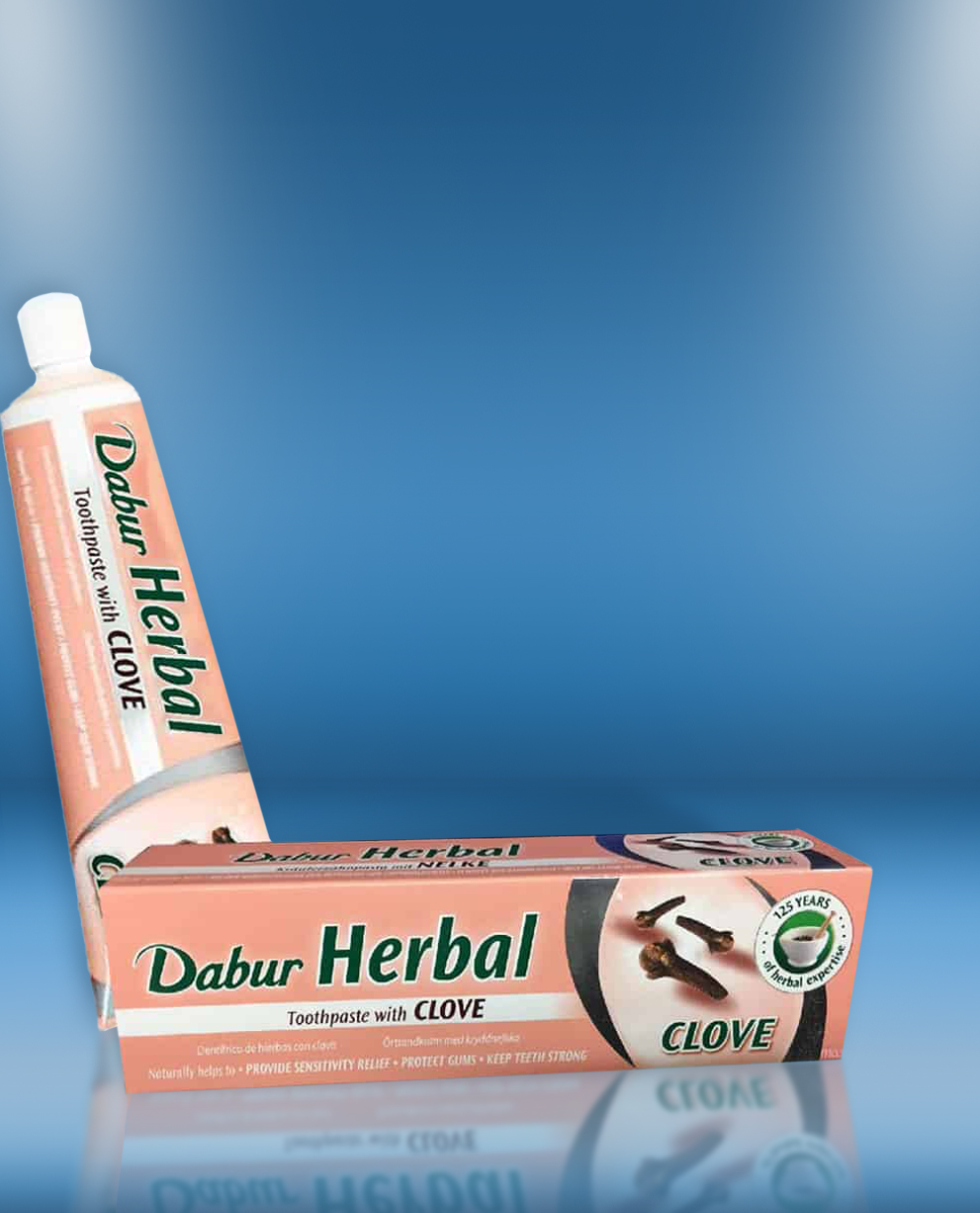 Udfyld Råd Meget rart godt Ayurvedische tandpasta Clove - Dabur - Baking Soda NL