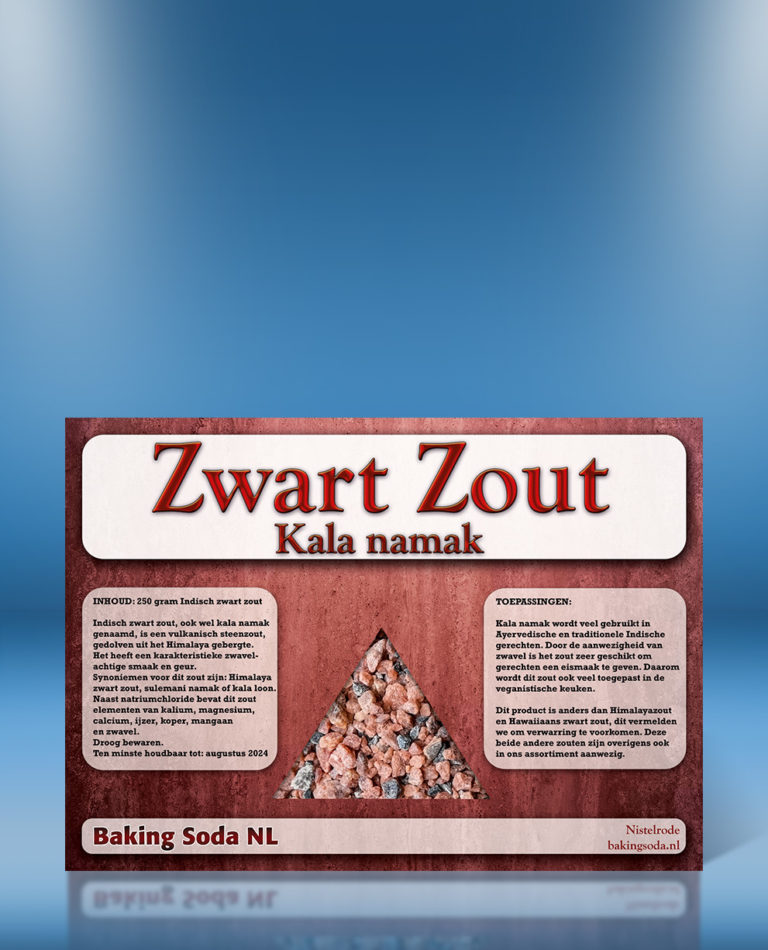 Zwart zout uit India Baking Soda NL