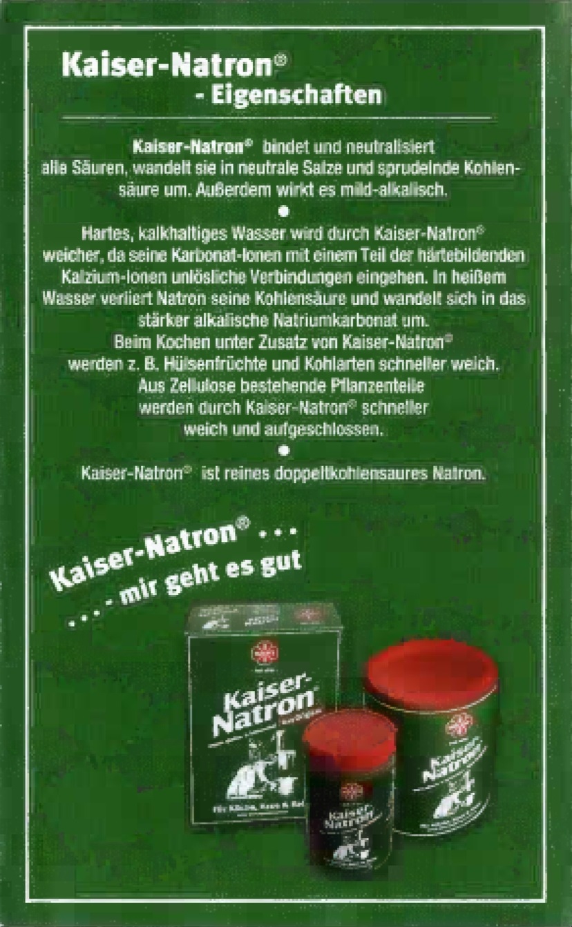 Baking Soda – Kaiser-Natron