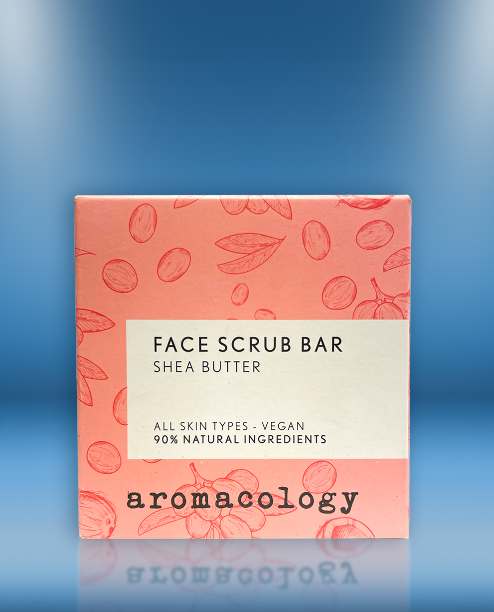 Face Scrub Bar sheabutter, 80 gr Aromacology Baking Soda NL