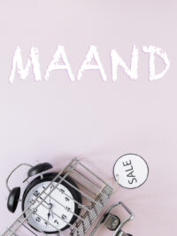 Maand sale, korting, aanbieding