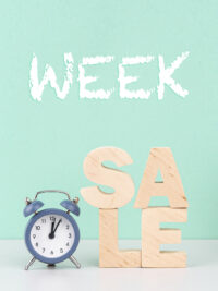 Week sale, aanbieding, korting