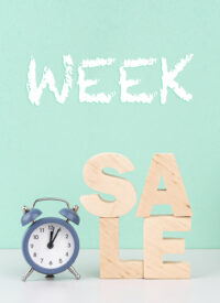 Week sale, aanbieding, korting